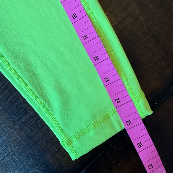 Lululemon Athletica Yellow Leggings High-Waist Stretchy, Like New - Picture 4 of 5